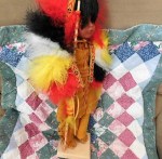 native 17 in feathers side view